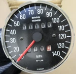 Bmw Airhead Motometer 1.318 Speedometer White Face 140 Mph Nos. Fixed Price $375.00.