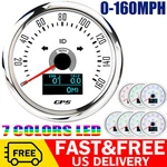 85MM White 7 Color Led Gps Speedometer Gauge 0-160MPH For Motorcycles Boat Car. Fixed Price $46.82.