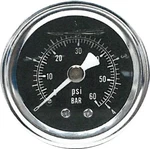 Harddrive Oil Pressure Gauge 60PSI Black For V-twin Motorcycles. Fixed Price $61.44.