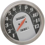 Drag Specialties 5" Mph Fl-style 2:1 Speedometer, 62-67 Black Face 72767M-BX33. Fixed Price $110.16.