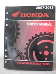 2007-2013 Honda Service Manual TRX420 Fe/fm/te/tm/fpe/fpm Fourtrax Rancher Atv. Fixed Price $59.97.