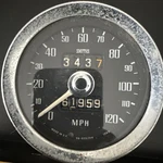 Smiths Uk England 70S Mgb Speedometer 100 Mph SN5230/05S Vintage Untested. Fixed Price $49.99.