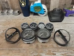 Harley Oem Touring Speedometer Tachometer Volt Air Oil Fuel Gauge Set Ultra. Fixed Price $254.99.