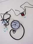 V-twin Multi-colored 60MM Mini-speedometer W/ 2:1 Ratio Harley Custom. Fixed Price $25.00.
