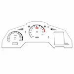 Aprilia Etv 1000 Caponord Mph Replacement Instrument Cluster White Gauge Faces. Fixed Price $44.99.