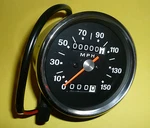 Triumph Bonneville Bsa Norton Smiths Style Black Face Speedometer Head 150. Fixed Price $125.36.