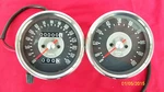 Triumph Motorcycle Reproduction Smith Grey Faced Speedometer & Tachometer. Fixed Price $159.95.
