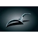 Kuryakyn 7746 Speedometer & Tachometer Brow Trim Chrome Harley 96-13. Fixed Price $62.99.