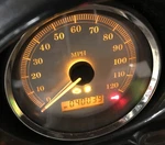 2007 Harley Street Glide Speedometer Odometer Gauge 40K 67261-04 Silver #4181. Fixed Price $99.99.