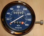 1980'S Ducati Nos 160MPH Veglia Speedometer 1610 Revs = Mile , 0799.38.990. Fixed Price $99.00.