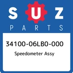 34100-06LB0-000 Suzuki Speedometer Assy 3410006LB0000, New Genuine Oem Part. Fixed Price $1232.07.