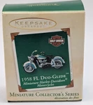 Harley Davidson Hallmark Keepsake Ornament 1958 Duo-glide MOTORCYCLE-4-5-63. Fixed Price $6.88.