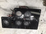 94 Harley Superstar 42 Boat Dash Panel Gauges Fuel Water Temp Oil Pressure Hours. Fixed Price $106.95.