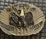 Nos Raintree Harley Davidson The Legend Lives Belt Buckle Made Usa Silver. Fixed Price $59.99.