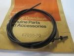 Nos 1970-72 Harley Davidson Ironhead Xlh, Xlch Inner Speedometer Cable 46". Fixed Price $37.93.