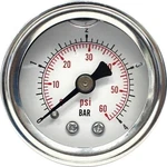 Harddrive Oil Pressure Gauge 60PSI White For V-twin Engines. Fixed Price $64.99.