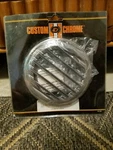 Speedometer Grill Plate Custom Chrome Knurled 37-327 Big Twin Models 1968-UP Hd. Fixed Price $6.40.
