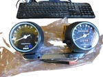 Nos Harley Davidson Gauges Speedometer Blue Dot Tachometer Sportster. Fixed Price $99.95.