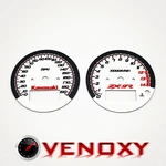 Kawasaki ZX-9R Ninja 900 1998-1999 Mph Aftermarket White Gauge Faces. Fixed Price $44.99.