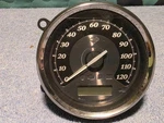 Harley Davidson Titanium Face Speedometer Mp/h Gauge 74682-10 48,392 Miles. Fixed Price $130.00.
