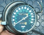 1977 Honda Goldwing Speedometer Gauge & Cable. Fixed Price $50.00.