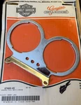 Harley Davidson Speedometer / Tachometer Chrome Dual Gauge Bracket 67089-85. Fixed Price $100.00.