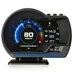 OBD2+GPS Head Up Car Hud Alarm Gauge Digital Display Speedometer Turbo Rpm Temp. Fixed Price $43.88.