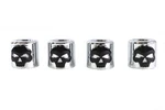 V-twin 11-0038 Pushrod Cover Cup Set Chrome With Black Willie G Skull 17945-36. Fixed Price $81.19.
