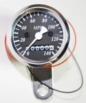 Custom Led Micro Speedometer (mph) 60MPH=2240RPM Chrome Body Black Face Plate. Fixed Price $63.55.