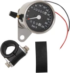 Drag Specialties 2:1 Chrome 220 Kph Mini Mechanical Speedometer Odometer & Trip. Fixed Price $112.22.