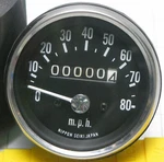 Nippon Seiki 80 Mph 1/2" Speedometer 2:1 Ratio Scooter Motorcycle Snowmobile. Fixed Price $24.50.