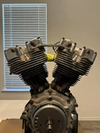 1970 Harley FL-1200 Engine Chopper (running Motor). Fixed Price $2999.00.