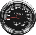 Drag Specialties 5" Black Speedometer Harley Davidson Softail Fxwg 84-90. Fixed Price $113.37.