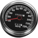 Drag Specialties 5" Mph Fl-style 2:1 Speedometer, 89-95 Black Face 72422AMX-BX33. Fixed Price $99.86.