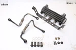 1985 - 1987 Kawasaki Ninja ZX600A Rx Oil Cooler W/ Bracket & Lines Pipes. Fixed Price $229.95.