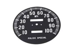 Speedometer Tin Face For Harley-davidson. Fixed Price $36.99.