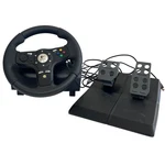 Xbox 360 Logitech Drive Fx Game Racing Steering Wheel Brake Pedals Untested. Fixed Price $62.99.