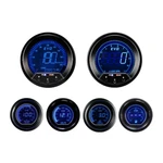 Evo Digital 6 Gauge Set Gps Speedometer Blue & Red Lcd Kmh Bar 85MM 52MM. Fixed Price $413.24.