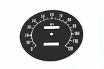 V-twin Speedometer Tin Face 39-0311. Fixed Price $20.52.