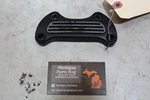 Harley Dyna Sportster Xl Black Ribbed Handlebar Clamp Cover. Fixed Price $20.00.