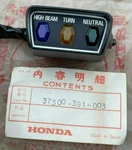 New Genuine Honda Warning Light Assembly Unit For XL125 76-78 K2-K4 XL175 K3-K5. Fixed Price $104.26.