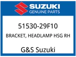 Suzuki Oem Part 51530-29F10 Bracket Headlamp Housing. Fixed Price $58.12.