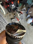 Oem Harley 61100007A Gloss Chrome Flush Mount Gas Fuel Petrol Cap 11-25 Softail. Fixed Price $80.00.