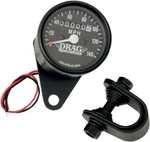 Drag Specialties 2210-0249 Mini Mechanical Speedometer 12MM 2:1 Ratio Black Face. Fixed Price $84.75.