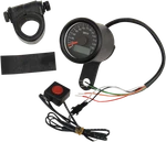 Drag Specialties Black Face Electronic Motorcycle Speedometer For Harley. Fixed Price $224.67.