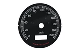 Harley-davidson Dyna 2000 Speedometer Dials Mph To Km/h Gauges. Fixed Price $59.99.