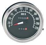 Kph Late Style Black Ball Speedometer 1 For Harley-davidson. Fixed Price $190.50.