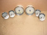 Harley Davidson Speedometer Tachometer Touring Silver Face Gauge Set 62812 Miles. Fixed Price $249.00.