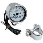 Drag Specialties Chrome/white Mini Electronic 8000 Rpm Tachometer For Harley. Fixed Price $125.61.