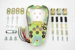 Three Light Dash Base For Harley Davidson By V-twin. Fixed Price $75.22.